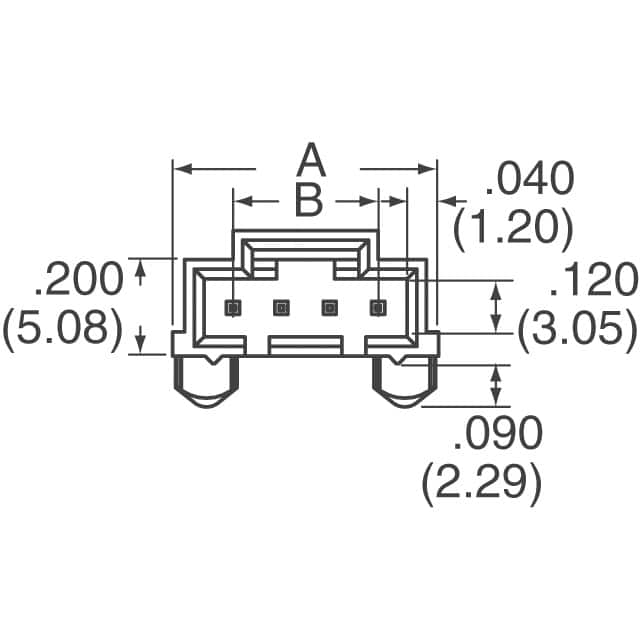 15913044 Molex  Headers Male Pins